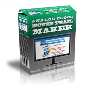 AnalogClockMouseTrailMaker Analog Clock Mouse Trail Generator