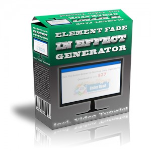 Element Fade In Effect Generator Element Fade In Effect Generator