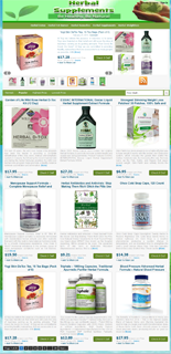 HerbalSupplementsBlog plr Herbal Supplements Niche Blog