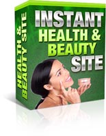 InstHealthBeautySite mrr Instant Health And Beauty Site 