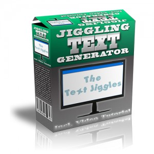 JigglingTextGenerator Jiggling Text Generator