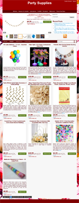 PartySuppliesStore plr Party Supplies Web Store
