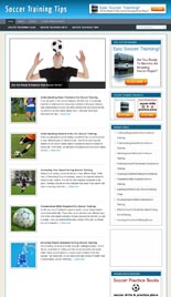 SoccerTrainingBlog p Soccer Training Niche Blog