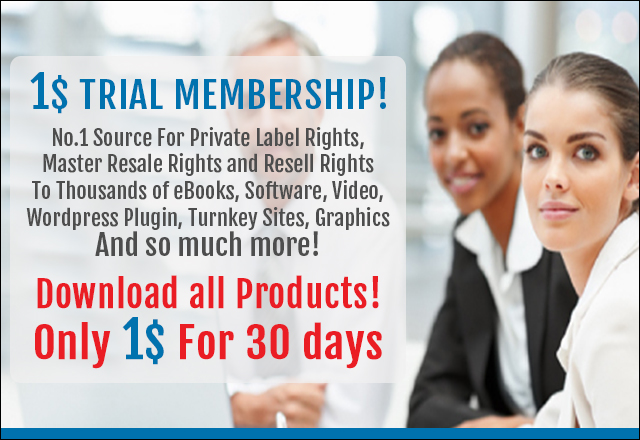 Get PLR & MRR Products Only 1$