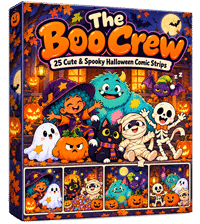Boo Crew Cartoon Strips